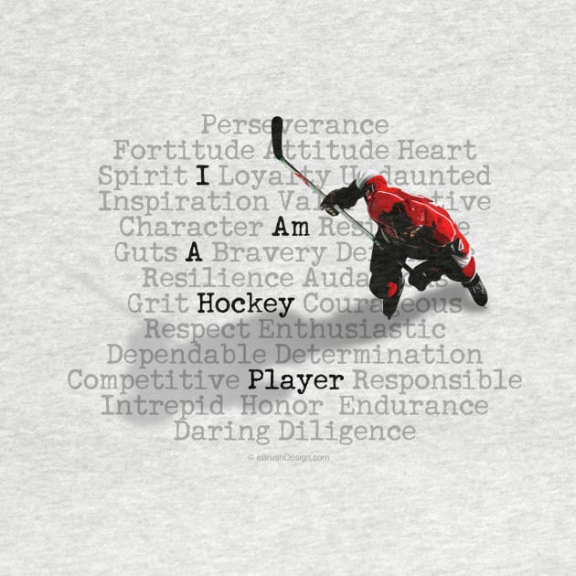 I Am A Hockey Player by eBrushDesign